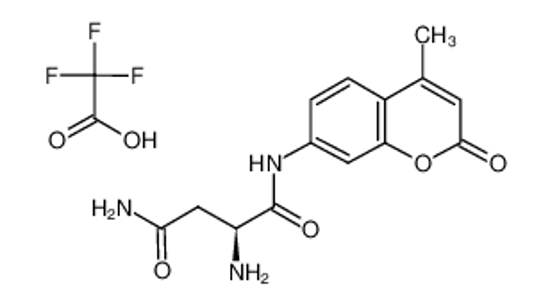 Picture of (2S)-2-amino-N-(4-methyl-2-oxochromen-7-yl)butanediamide,2,2,2-trifluoroacetic acid