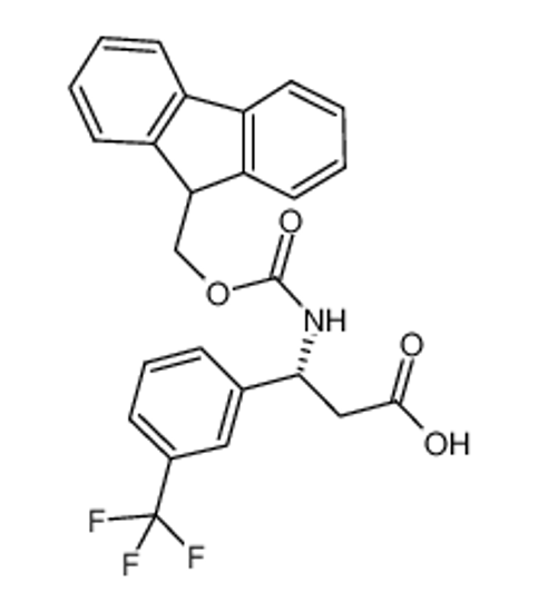 Picture of (3R)-3-(9H-fluoren-9-ylmethoxycarbonylamino)-3-[3-(trifluoromethyl)phenyl]propanoic acid