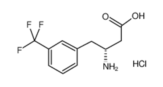 Picture of (3R)-3-amino-4-[3-(trifluoromethyl)phenyl]butanoic acid,hydrochloride
