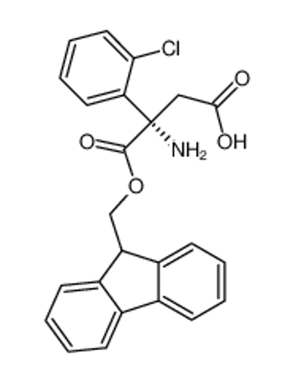 Picture of (3S)-3-(2-chlorophenyl)-3-[(2-methylpropan-2-yl)oxycarbonylamino]propanoic acid