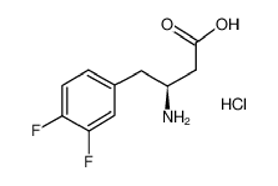 Picture of (S)-3-AMINO-4-(3,4-DIFLUOROPHENYL)BUTANOIC ACID HYDROCHLORIDE