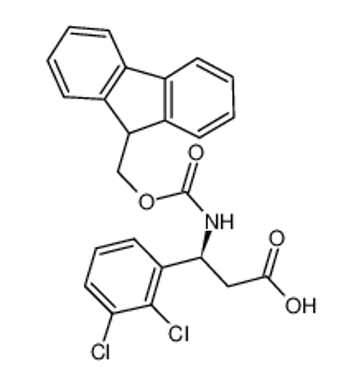 Imagem de (3S)-3-(2,3-dichlorophenyl)-3-(9H-fluoren-9-ylmethoxycarbonylamino)propanoic acid