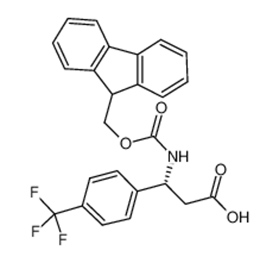Picture of (3R)-3-(9H-fluoren-9-ylmethoxycarbonylamino)-3-[4-(trifluoromethyl)phenyl]propanoic acid