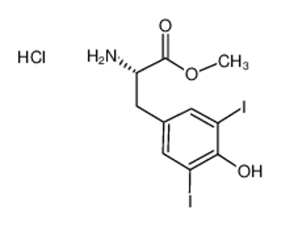 Picture of methyl (2S)-2-amino-3-(4-hydroxy-3,5-diiodophenyl)propanoate,hydrochloride