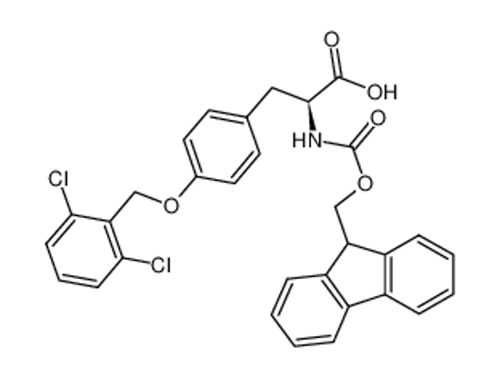 Picture of (2S)-3-[4-[(2,6-dichlorophenyl)methoxy]phenyl]-2-(9H-fluoren-9-ylmethoxycarbonylamino)propanoic acid