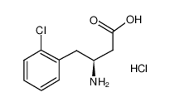 Picture of (3S)-3-amino-4-(2-chlorophenyl)butanoic acid,hydrochloride