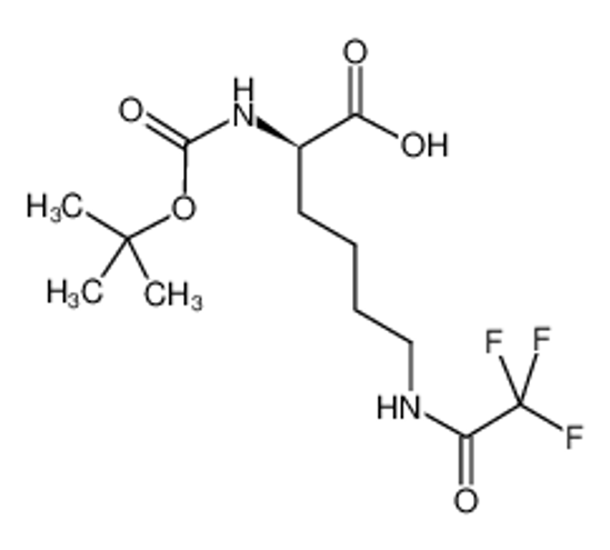 Picture of (R)-2-((tert-Butoxycarbonyl)amino)-6-(2,2,2-trifluoroacetamido)hexanoic acid