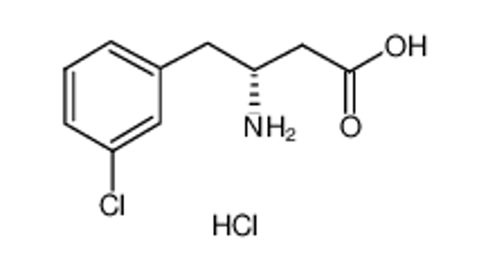 Picture of (3R)-3-amino-4-(3-chlorophenyl)butanoic acid,hydrochloride