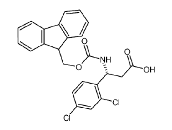Picture of (3R)-3-(2,4-dichlorophenyl)-3-(9H-fluoren-9-ylmethoxycarbonylamino)propanoic acid