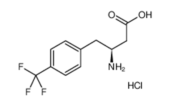 Picture of (3S)-3-amino-4-[4-(trifluoromethyl)phenyl]butanoic acid,hydrochloride