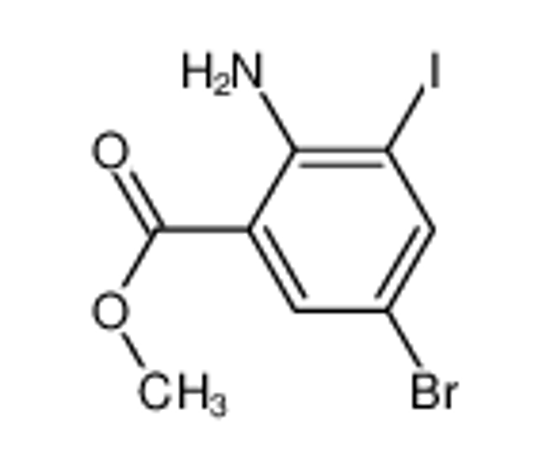 Picture of METHYL 2-AMINO-5-BROMO-3-IODOBENZOATE