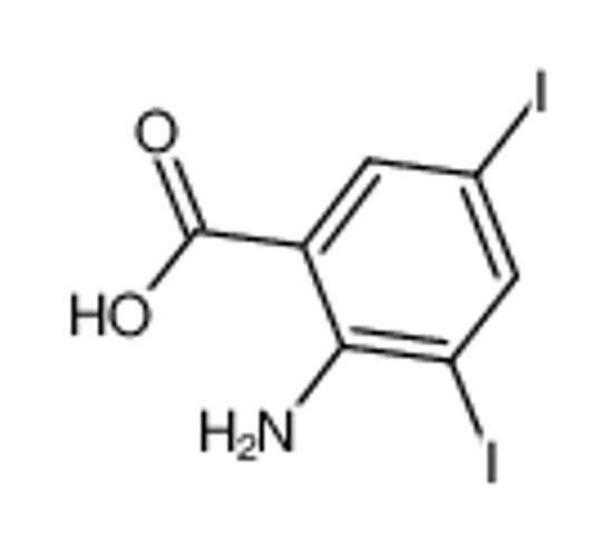 Picture of 2-AMINO-3,5-DIIODOBENZOIC ACID