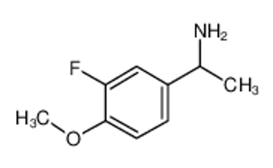 Picture of 1-(3-fluoro-4-methoxyphenyl)ethanamine
