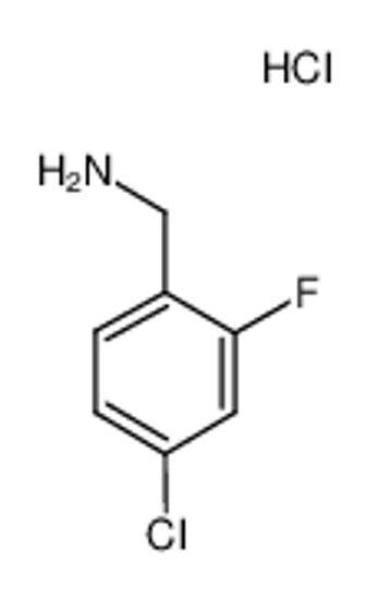 Picture of (4-chloro-2-fluorophenyl)methanamine,hydrochloride