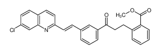 Picture of Methyl 2-(3-(3-((7-chloroquinolin-2-yl)(thiophen-2-yl)methyl)phenyl)-3-oxopropyl)benzoate