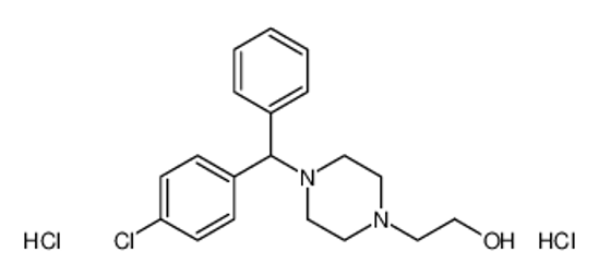 Picture of 2-[4-[(4-chlorophenyl)-phenylmethyl]piperazin-1-yl]ethanol,dihydrochloride