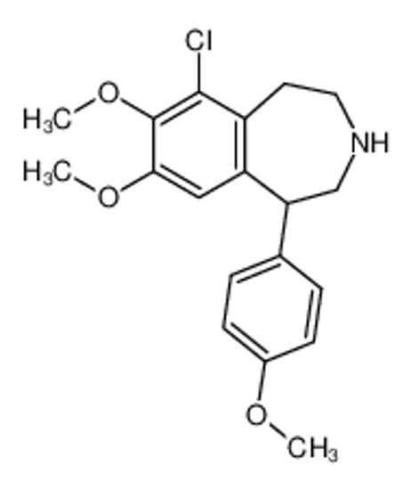 Imagem de 9-chloro-7,8-dimethoxy-5-(4-methoxyphenyl)-2,3,4,5-tetrahydro-1H-3-benzazepine
