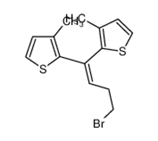 Picture of 2-[4-bromo-1-(3-methylthiophen-2-yl)but-1-enyl]-3-methylthiophene