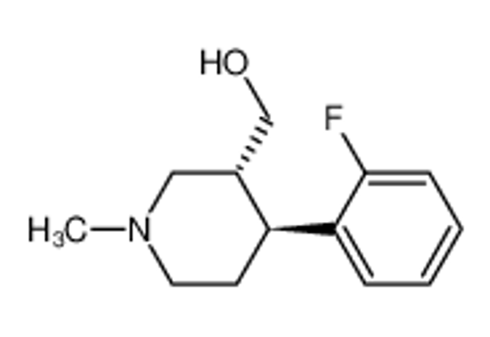 Picture of (+/-)-TRANS-4-(FLUOROPHENYL)-3-HYDROXYMETHYL-1-METHYLPIPERIDINE