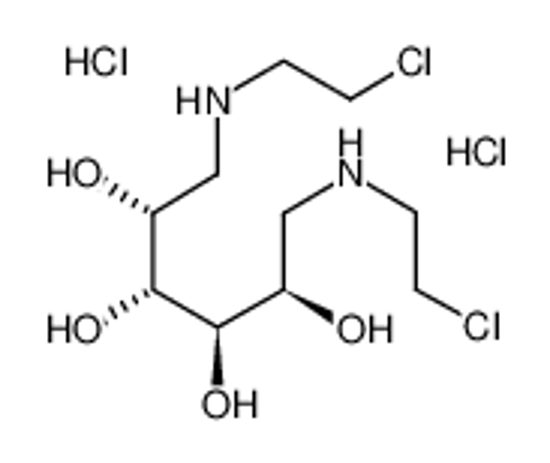 Picture of (2R,3R,4R,5R)-1,6-bis(2-chloroethylamino)hexane-2,3,4,5-tetrol,dihydrochloride