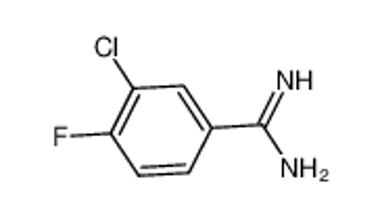 Picture of 3-chloro-4-fluorobenzenecarboximidamide