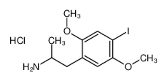 Picture of (+/-)-1-(2,5-DIMETHOXY-4-IODOPHENYL)-2-AMINOPROPANE HYDROCHLORIDE