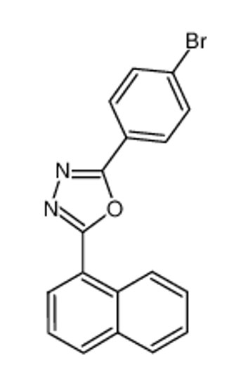 Picture of 2-(4-bromophenyl)-5-naphthalen-1-yl-1,3,4-oxadiazole