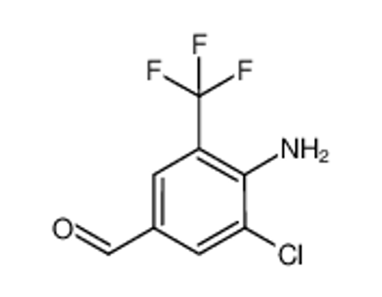 Picture of 4-Amino-3-chloro-5-(trifluoromethyl)benzaldehyde
