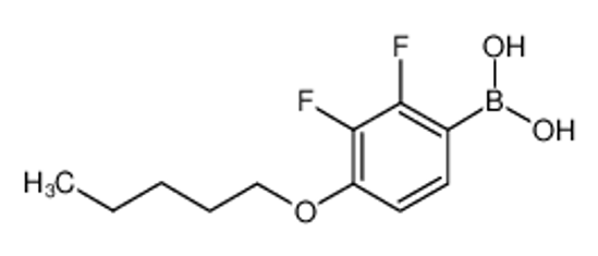 Picture of (2,3-difluoro-4-pentoxyphenyl)boronic acid