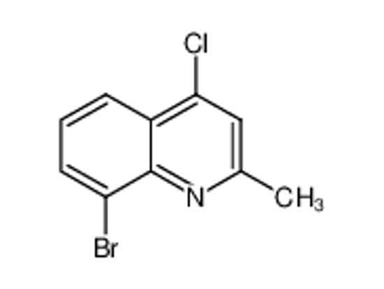 Picture of 8-BROMO-4-CHLORO-2-METHYLQUINOLINE