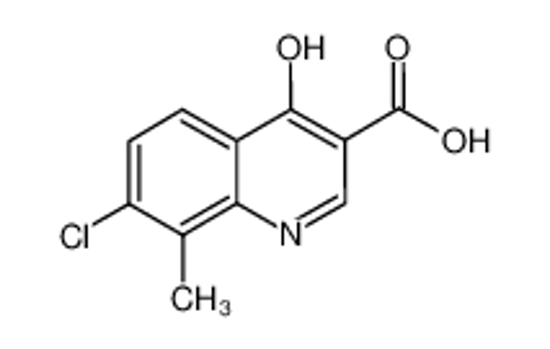 Picture of 7-Chloro-4-hydroxy-8-methylquinoline-3-carboxylic acid