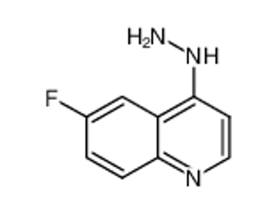 Picture of (6-fluoroquinolin-4-yl)hydrazine
