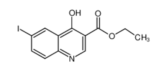 Picture of 4-HYDROXY-6-IODOQUINOLINE-3-CARBOXYLIC ACID ETHYL ESTER
