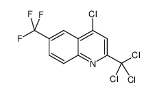 Picture of 4-chloro-2-(trichloromethyl)-6-(trifluoromethyl)quinoline