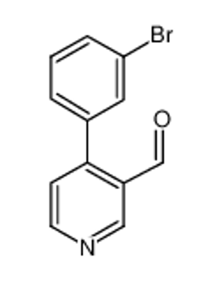 Picture of 4-(3-Bromophenyl)-3-pyridinecarboxaldehyde