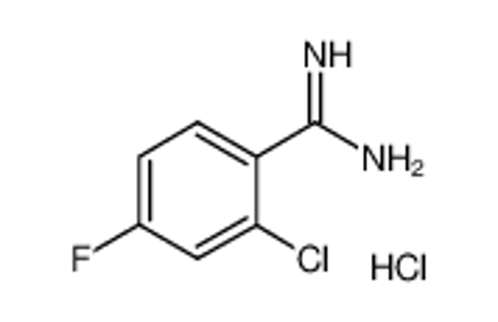Picture of 2-chloro-4-fluorobenzenecarboximidamide
