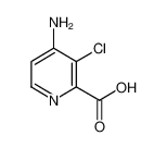 Imagem de 4-amino-3-chloropyridine-2-carboxylic acid