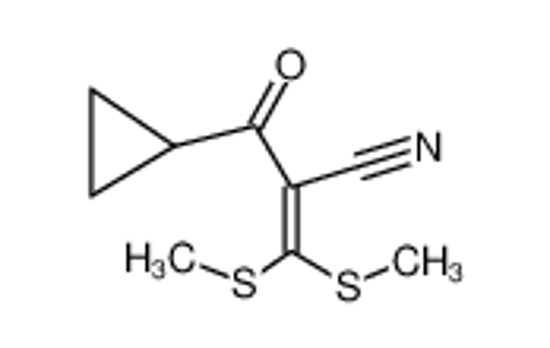 Picture of 2-(cyclopropanecarbonyl)-3,3-bis(methylsulfanyl)prop-2-enenitrile