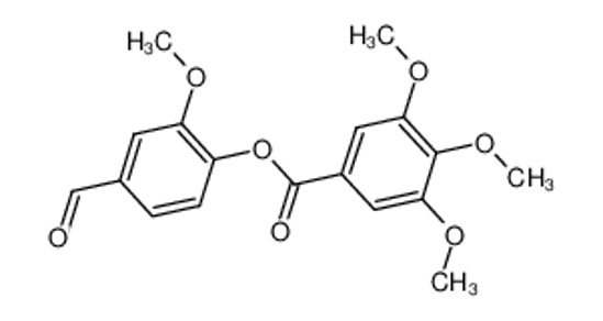 Picture of (4-formyl-2-methoxyphenyl) 3,4,5-trimethoxybenzoate