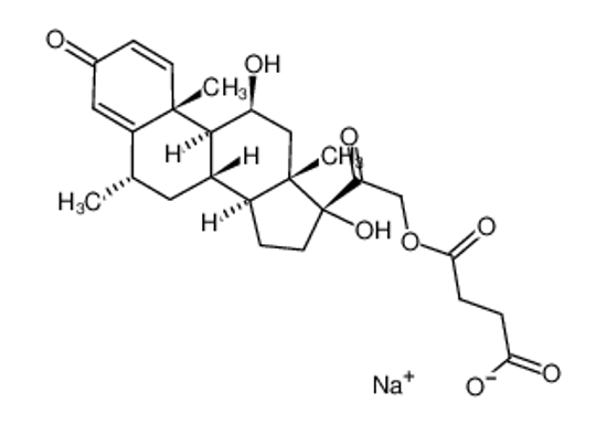 Picture of 6α-Methylprednisolone 21-hemisuccinate sodium salt