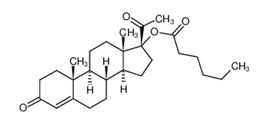 Изображение 17α-Caproyloxyprogesterone