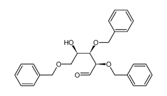 Picture of (3R,4R,5R)-3,4-bis(phenylmethoxy)-5-(phenylmethoxymethyl)oxolan-2-ol