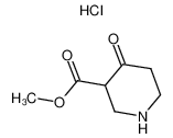 Picture of Methyl 4-oxopiperidine-3-carboxylate hydrochloride