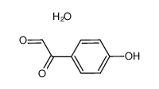 Picture of 2-(4-hydroxyphenyl)-2-oxoacetaldehyde,hydrate