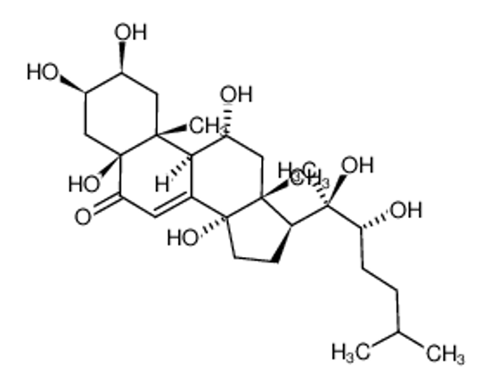 Imagem de (2S,3R,5S,9R,10R,11R,13R,14S,17S)-17-[(2R,3R)-2,3-dihydroxy-6-methylheptan-2-yl]-2,3,5,11,14-pentahydroxy-10,13-dimethyl-1,2,3,4,9,11,12,15,16,17-decahydrocyclopenta[a]phenanthren-6-one
