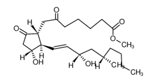 Picture of methyl 7-[(1R,2R,3R)-3-hydroxy-2-[(E,3S,5S)-3-hydroxy-5-methylnon-1-enyl]-5-oxocyclopentyl]-6-oxoheptanoate