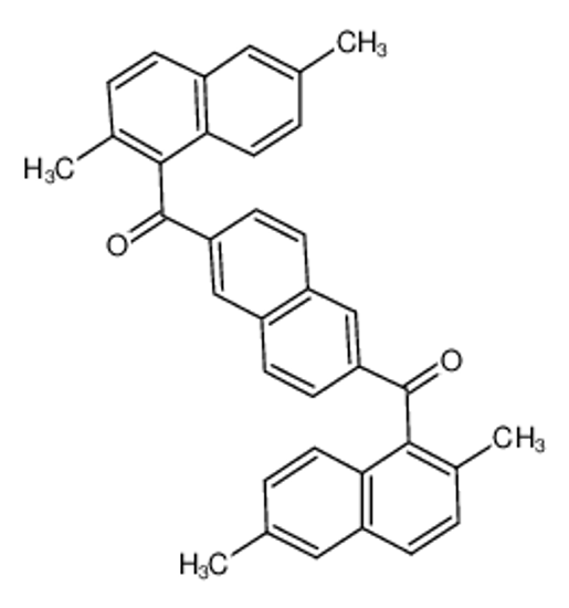 Picture of [6-(2,6-dimethylnaphthalene-1-carbonyl)naphthalen-2-yl]-(2,6-dimethylnaphthalen-1-yl)methanone