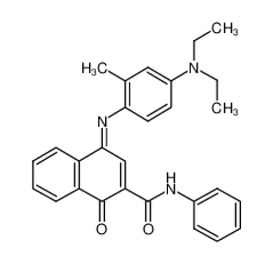 Imagem de 4-[4-(diethylamino)-2-methylphenyl]imino-1-oxo-N-phenylnaphthalene-2-carboxamide