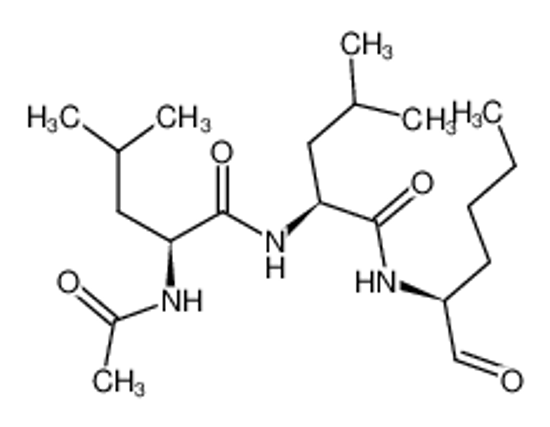 Picture of acetylleucyl-leucyl-norleucinal