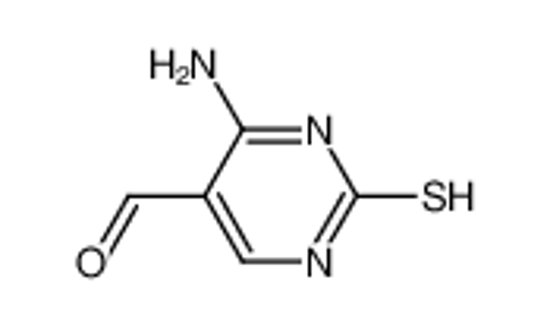 Picture of 5-Pyrimidinecarboxaldehyde, 4-amino-1,2-dihydro-2-thioxo- (9CI)